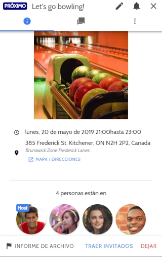 Casual Events screenshot